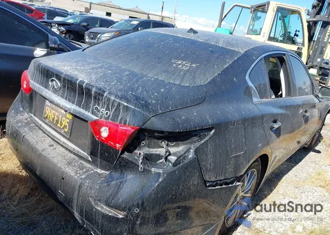 2016 Infiniti Q50 3.0T Premium z USA, uszkodzony, nr VIN JN1EV7AP9GM300153